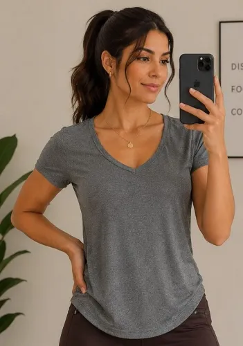 Blusa fitness P/ M ( usada só uma vez).