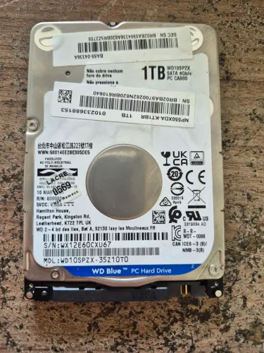 HD 1TB WD praticamente novo