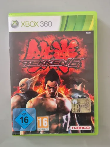 Tekken 6 Xbox 360 versão europeia (alemã) original seminovo
