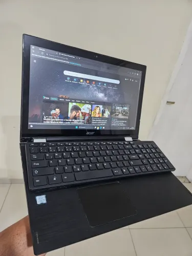 Notebook Acer i3 de 7° geração, 8gb de ram ddr4, ssd 250gb ultra rápido, apenas teclado.