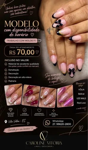 Unhas em Gel / F1 - Material Premium VOLIA - Vila Velha ES