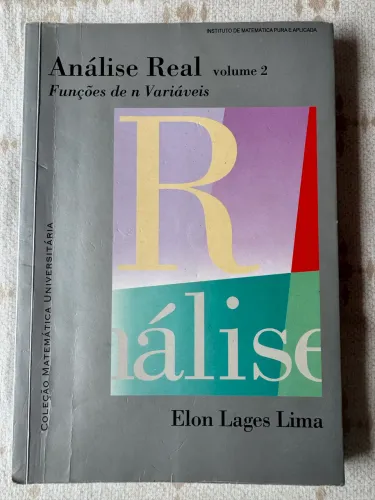 Livro Análise Real volume 2 - Elon Lages Lima