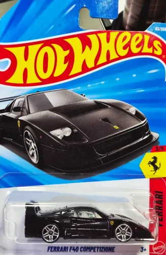 Hot Wheels Ferrari F40 Competizione Preta