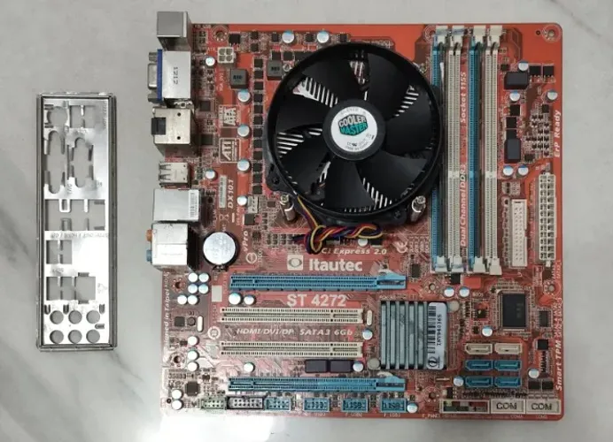 Kit Placa Mãe Itautec ST 4272 + Core i7 2600 + 8GB RAM + Cooler Master (Com Espelho)