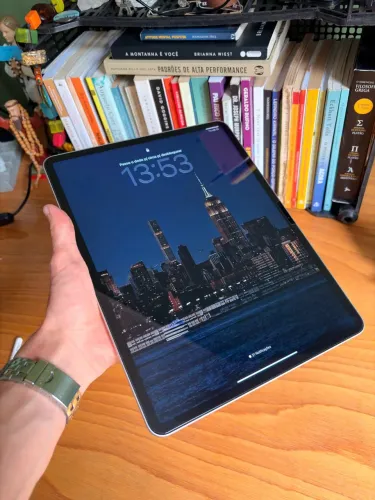 iPad Air 13? M3 128GB + Apple Pencil Pro | Completo na Caixa