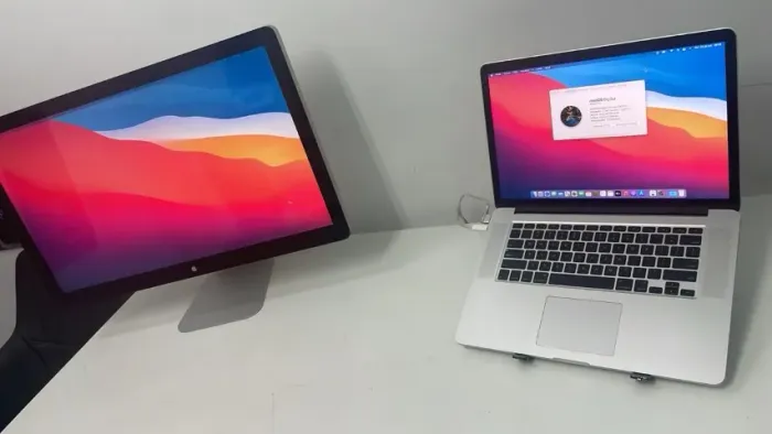 Macbook e Monitor Apple 27 polegadas