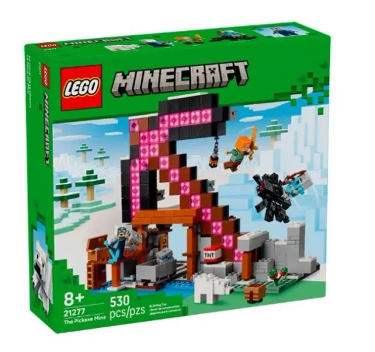 JUGUETE DE CONSTRUCCIÓN LEGO MINECRAFT THE PICKAXE MINE 21277 530 PIEZAS