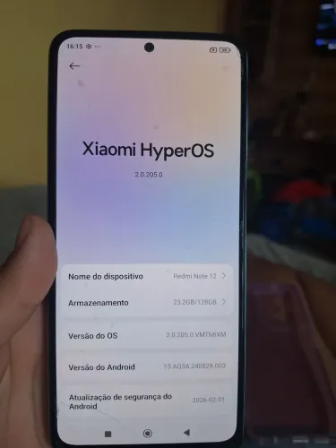 Celular Redmi note 12