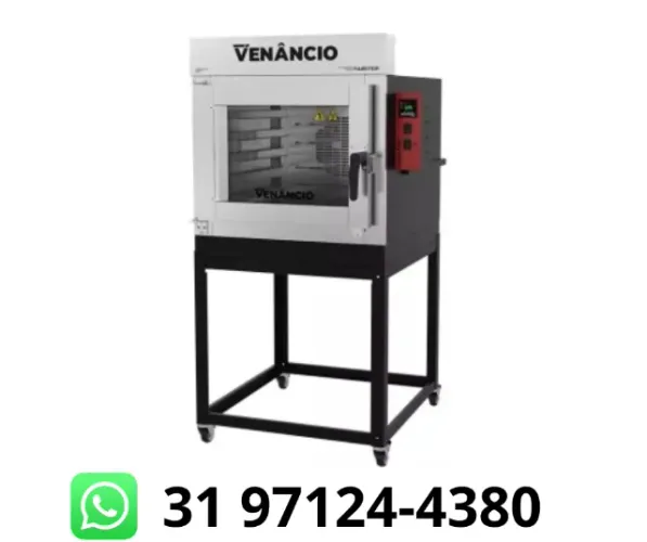 Forno Turbo 5 Esteiras a Gás Venâncio