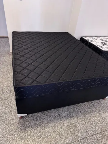 Cama D33 Casal Box E Colchão Novo (PROMOÇÃO ESPECIAL)