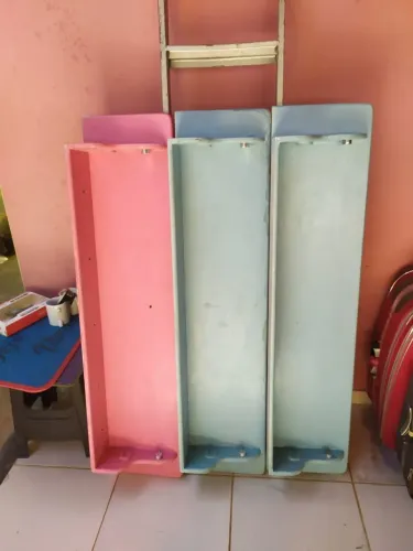 Suporte arara com prateleira
