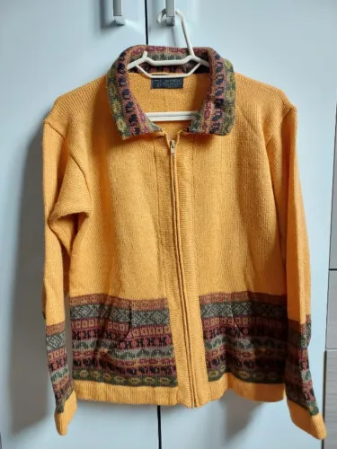 Raridade! Casaco Peruano Vintage ALPACA - Made in Peru - Novo