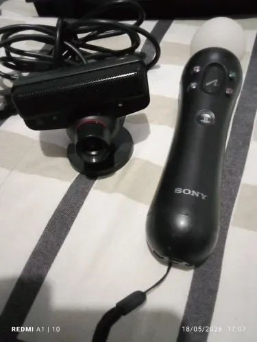 Kit Controle Ps Move E Câmera Playstation Eye Son