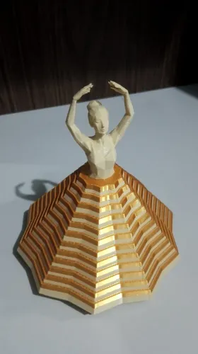 Bailarina giratória sensorial e anti estresse
