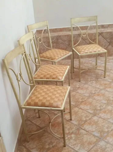 Cadeiras de ferro patina