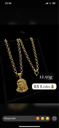 Corrente de ouro elo baiano 18k (750)