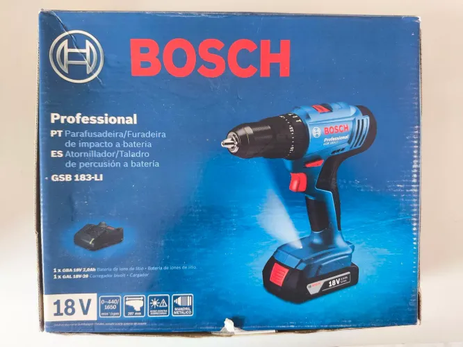 Parafusadeira Furadeira Bosch 18V NOVA PROMOÇÃO 