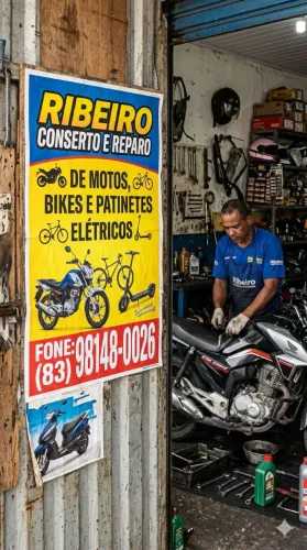 Conserto e reparo em motos e patinetes elétricos 