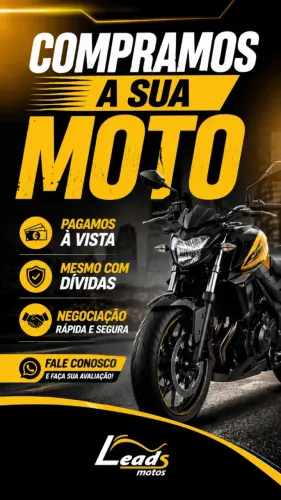 Vender moto / COMPRO SUA MOTO - Pago no PIX