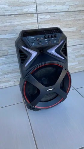 Caixa de som amplificadora cm 400 Mondial 