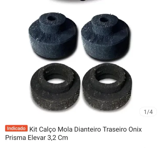 Calço de molas para carros onix e prisma 