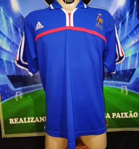 CAMISA FRANÇA OFICIAL ANO 2000 EURO COPA