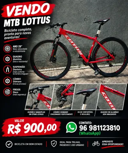 Bicicleta MTB Lottus