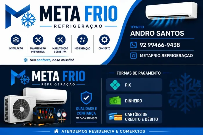 Serviço de refrigeração e climatização 