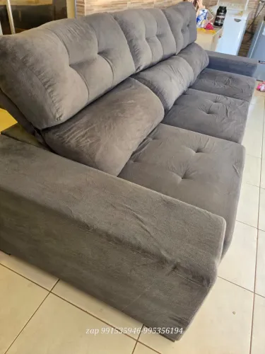 Sofá retrátil e reclinável