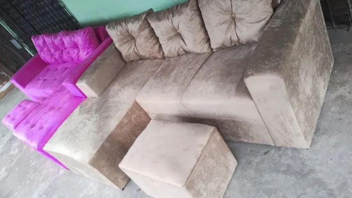 Promoção sofá cheisy três lugares novos e completos, várias cores disponíveis 