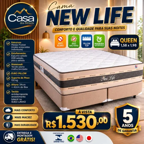 Cama New Life Queen