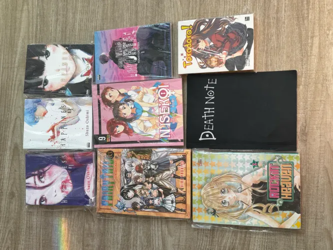 DESAPEGO 9 INTENS! 7 MANGÁS + DEATH NOTE + LIVRO TORADORA