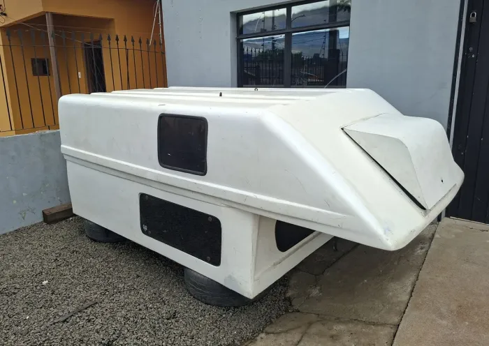 Camper todo em fibra para caminhonete