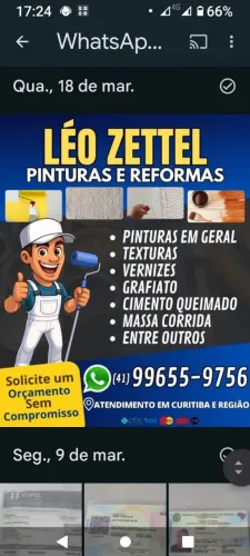 Pinturas em geral