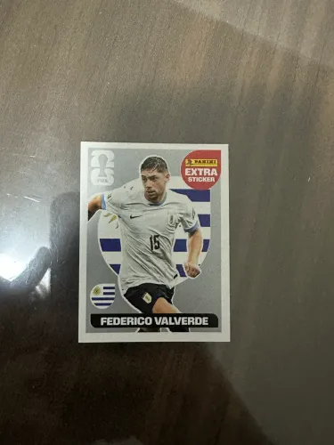 FIGURINHA VALVERDE PRATA EXTRA