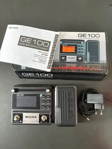 Pedaleira MOOER GE100 Multi-Efeitos para Guitarra - Pouquíssimo Uso