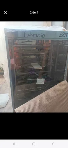 Maquina de frango giratória com 6 bandejas