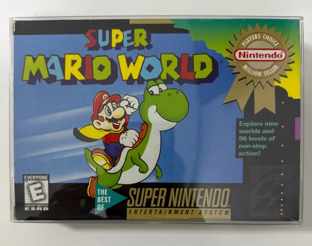 Jogo Super Mario World - SNES (Super Nintendo) - Edição Player's Choice Original