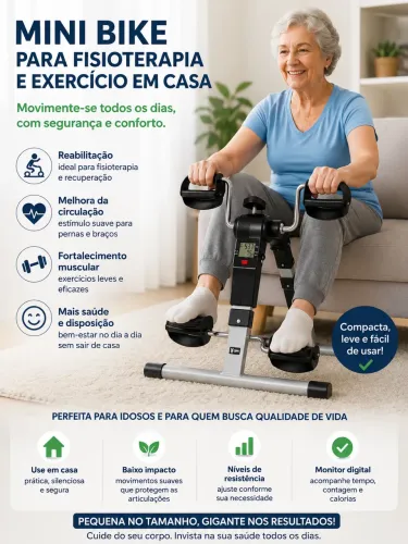 Vendo mini bike para fisioterapia e exercícios domiciliar 