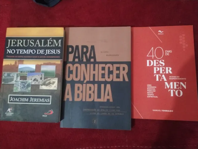 Livros para estudo bíblico 