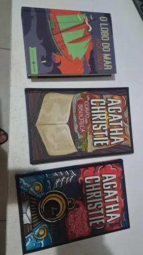 Combo Agatha Christie + O Lobo do mar