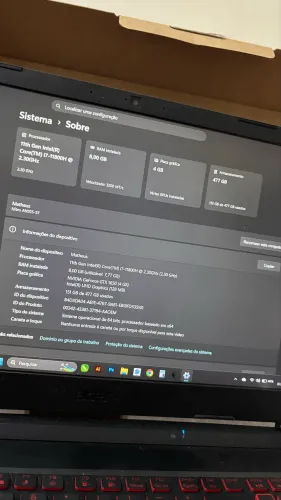 notebook Acer Nitro 5 