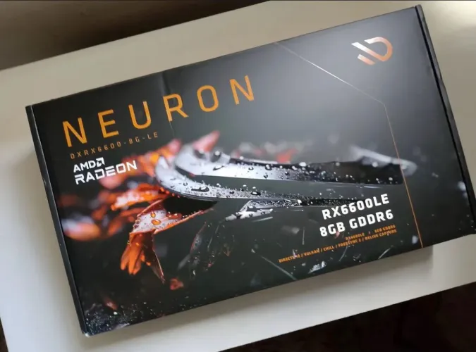 RX 6600 LE + CAIXA ESTADO DE NOVA (NA GARANTIA COM NOTA FISCAL)