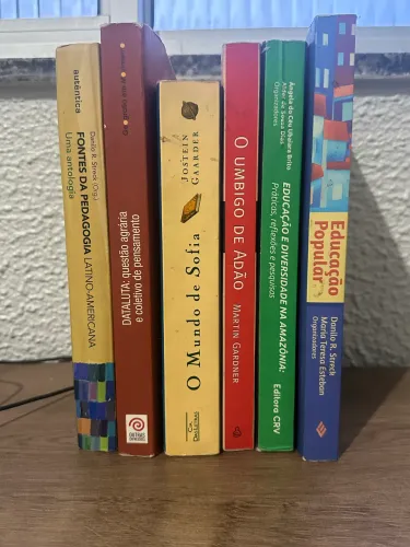 Livros Filosofia/Pedagogia/Geografia