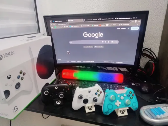 Xbox Series S - Combo Gamer com Monitor Curvo