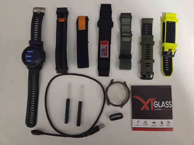 Relógio Garmin Forerunner 955 + acessórios