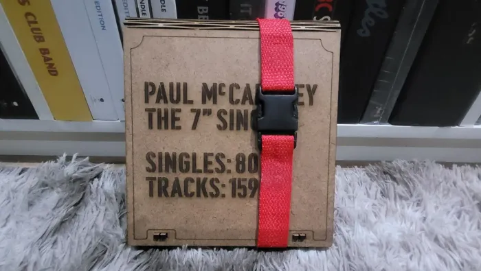 Box CDs Paul McCartney "The 7 Singles Collection" Box de Madeira com 9CDs