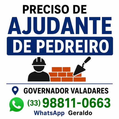 Preciso de ajudante