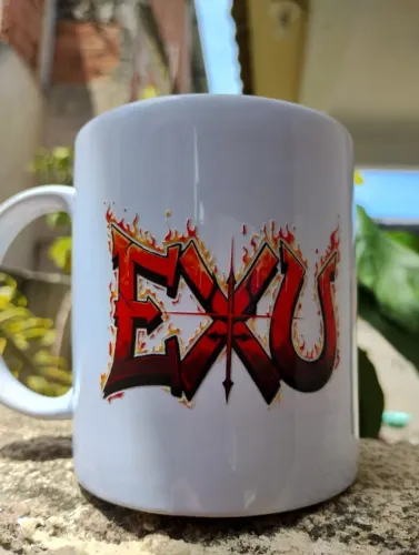 Caneca Cerâmica Exu