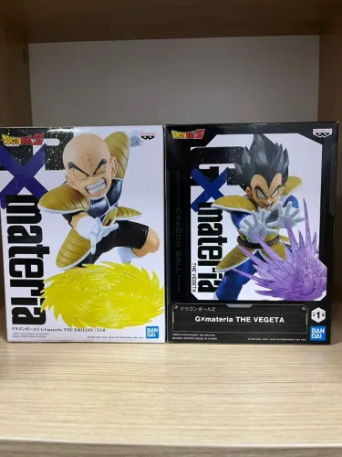Figures Dragon Ball Z - G×materia | Kuririn e Vegeta (Lacrado) Novos!